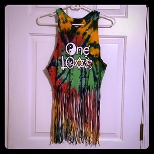 Spencer's One Love festival shirt